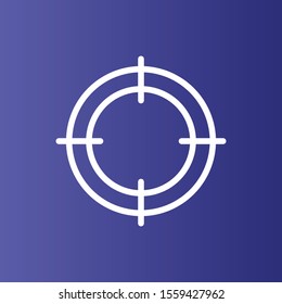 target icon isolated on background
