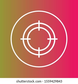 target icon isolated on background
