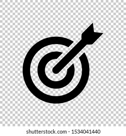 target icon isolated on tranparent background	