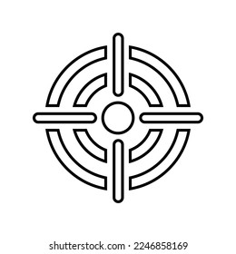 Target Icon in Line Style