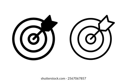 Target icon logo design. goal icon vector. target marketing sign and symbol