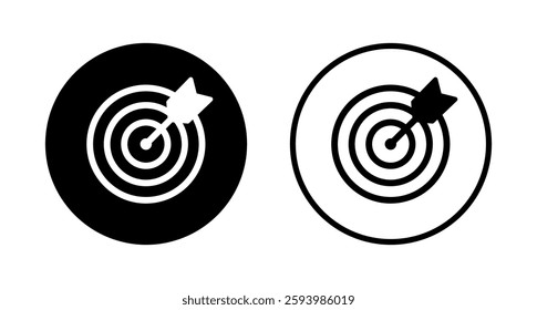 Target icon logo design. goal icon vector. target marketing sign and symbol