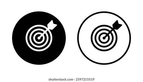 Target icon logo design. goal icon vector. target marketing sign and symbol