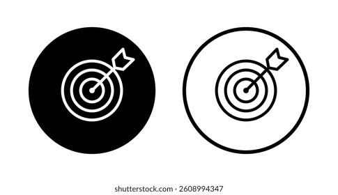 Target icon logo design. goal icon vector. target marketing sign and symbol