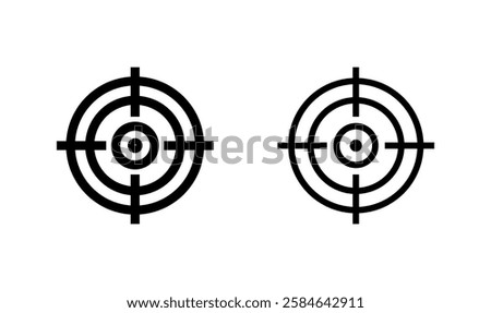Target icon logo design. goal icon vector. target marketing sign and symbol
