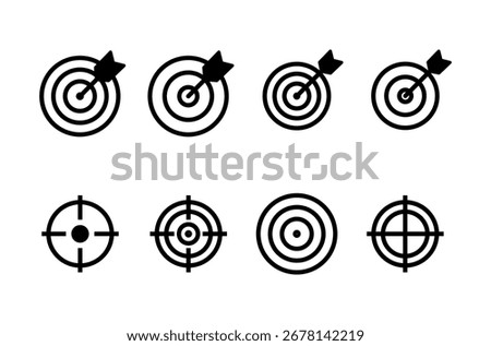 Target icon logo design. goal icon vector. target marketing sign and symbol