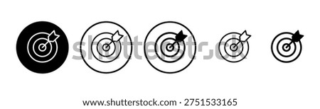 Target icon logo design. goal icon vector. target marketing sign and symbol