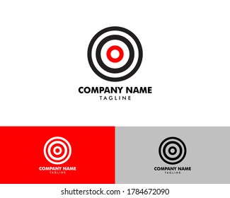 Plantilla de diseño de logotipo de icono de destino
