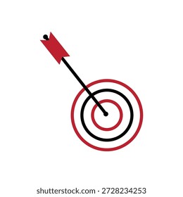 Target icon logo design template isolated