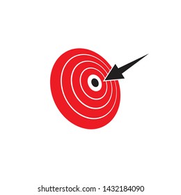 Target icon logo design vector template
