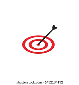 Target icon logo design vector template