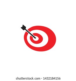 Target icon logo design vector template