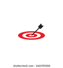 Target icon logo design vector template