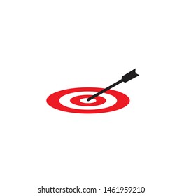 Target icon logo design vector template