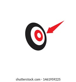 Target icon logo design vector template