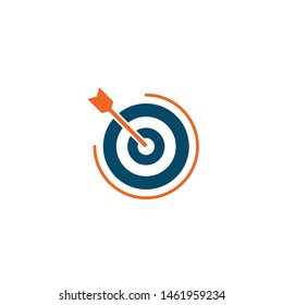 Target icon logo design vector template