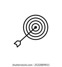 Plantilla de Vector de diseño de logotipo de icono de destino