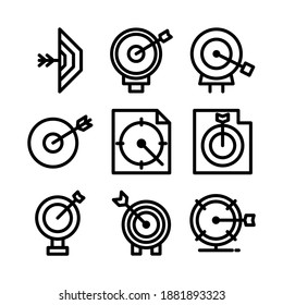 target icon or logo isolated sign symbol vector illustration - Collection of high quality black style vector icons
