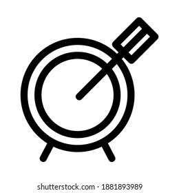 icono de destino o logotipo símbolo de signo aislado ilustración vectorial de alta calidad estilo negro iconos vectoriales
