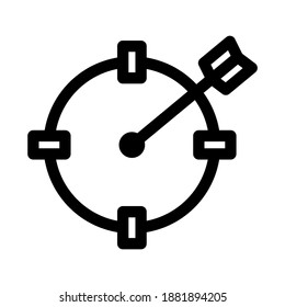 icono de destino o logotipo símbolo de signo aislado ilustración vectorial de alta calidad estilo negro iconos vectoriales
