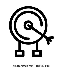 target icon or logo isolated sign symbol vector illustration - high quality black style vector icons
