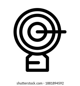 icono de destino o logotipo símbolo de signo aislado ilustración vectorial de alta calidad estilo negro iconos vectoriales
