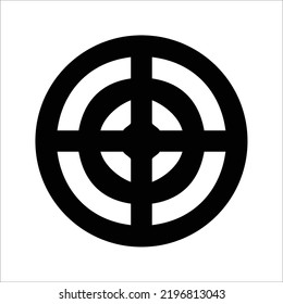 Icono de destino, logotipo o símbolo