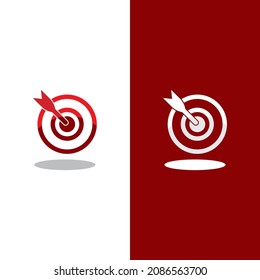 Target icon logo vector ilustration template 