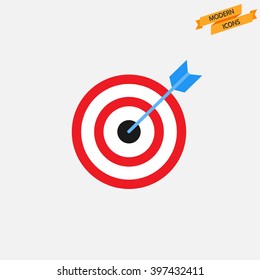 Target icon. Modern Icon Series. Target vector