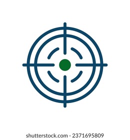 Target icon navy green icon navy green colour military vector army element and symbol perfect.