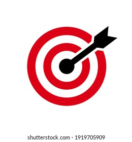 Target icon on white background