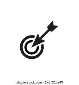 Target icon on white background.