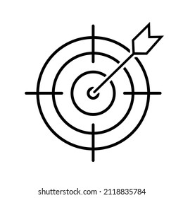 Target icon on white background