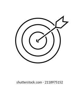 Target icon on white background