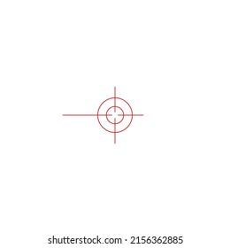 Target icon on white background