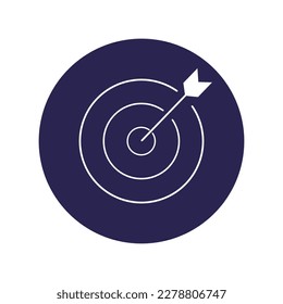 Target icon on a white background	