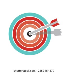 Target icon on white background