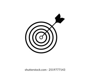 Target icon on a white background