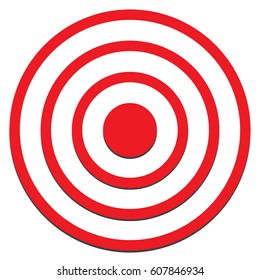 target icon on white background. target sign.
