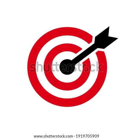 Target icon on white background