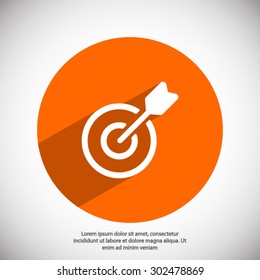 Target icon. One of set web icons
