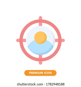 paquete de iconos de destino aislado en fondo blanco. para el diseño de su sitio web, logotipo, aplicación, interfaz de usuario. Ilustración gráfica vectorial y trazo editable. EPS 10.