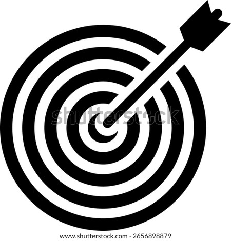 Target icon .Precision Target Icon. Bullseye, Focus, Crosshair, Reticle, Viewfinder.Sharpshooting Icon. Bullseye Target, Crosshair, Precision Reticle.Vector