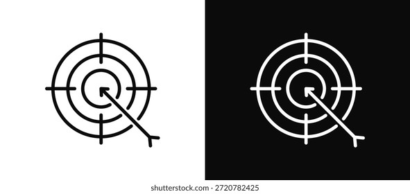 Conjunto de iconos blanco y negro
