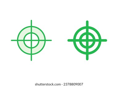 Target icon set. goal icon vector. target marketing icon vector