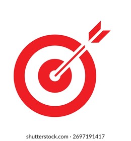 Zielsymbolsatz. Zielsymbol, Vektor. Zielmarketingsymbol, Vektor EPS 10