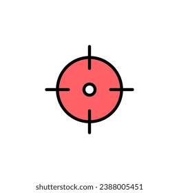 Target icon set illustration. goal icon vector. target marketing sign and symbol