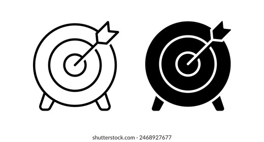 Target icon set. for mobile concept and web design. vector illustration