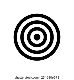 Target icon set. Vector illustration.