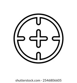 Conjunto de iconos de destino. Ilustración vectorial.